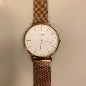 Cluse rose gold watch
